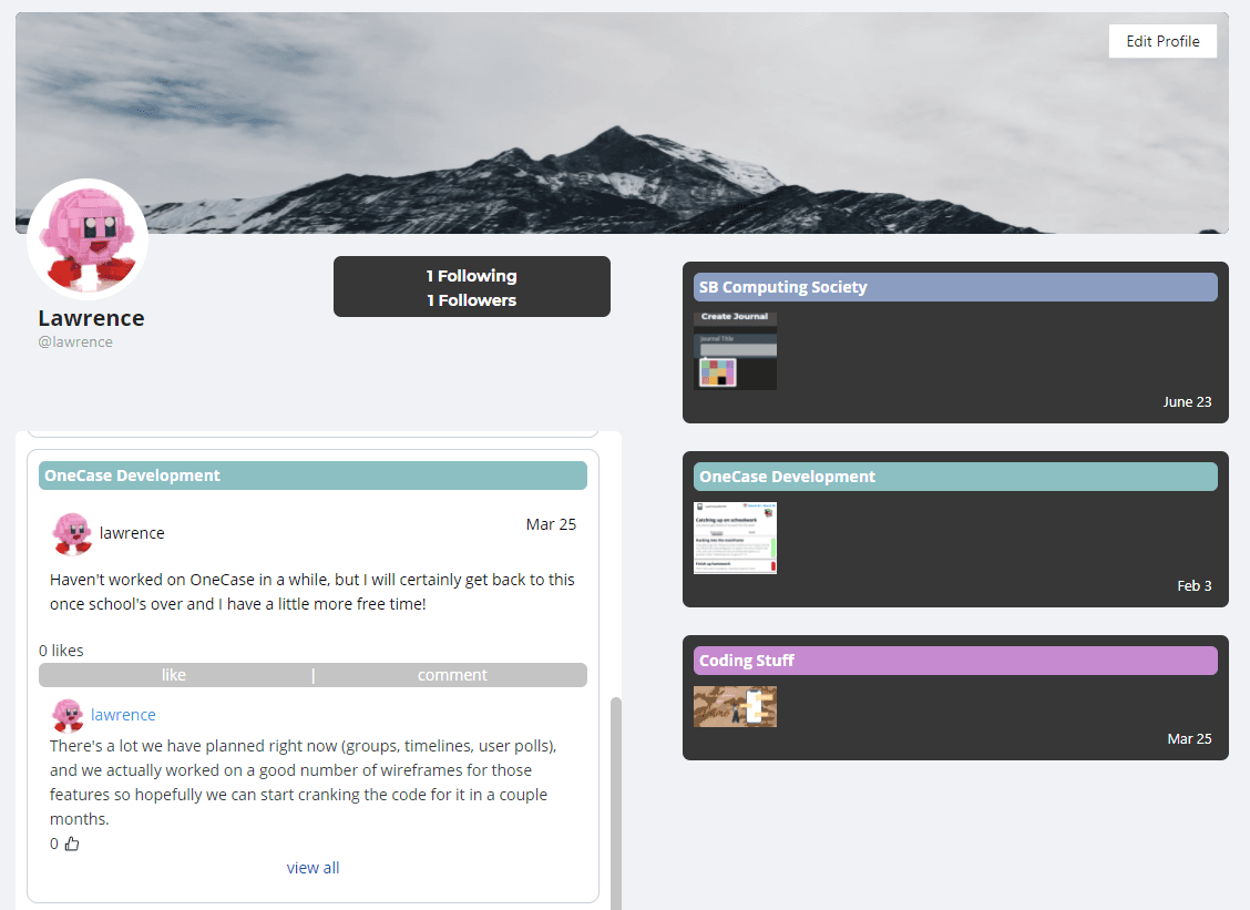 OneCase Profile