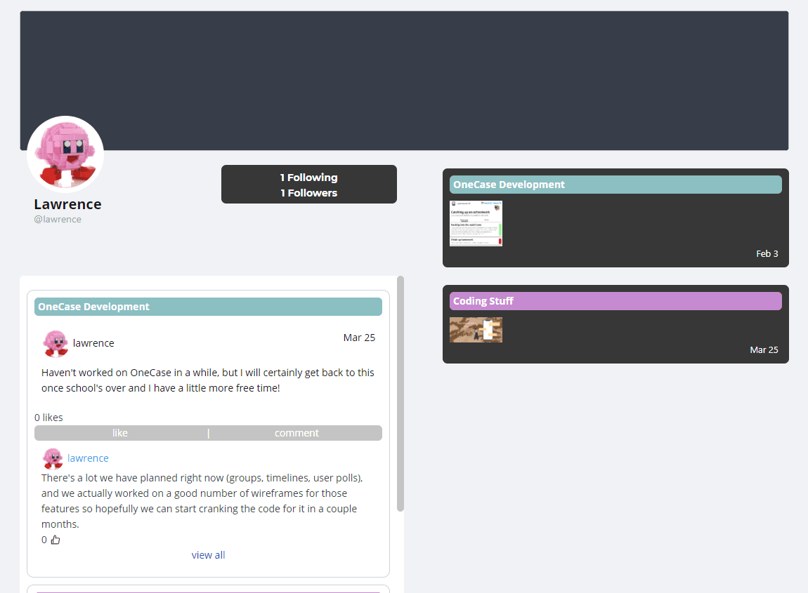 OneCase: Productive journaling with friends